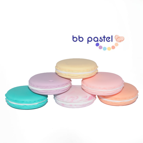 macaron de dentition en silicone