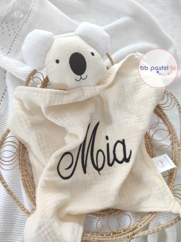 Doudou koala crème