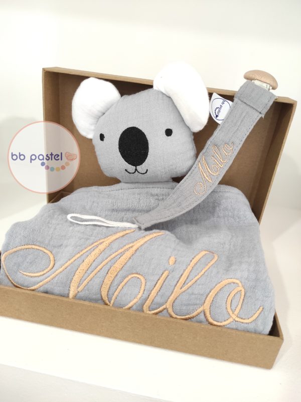 coffret duo koala gris