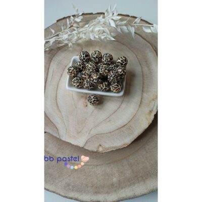 perle léopard en silicone