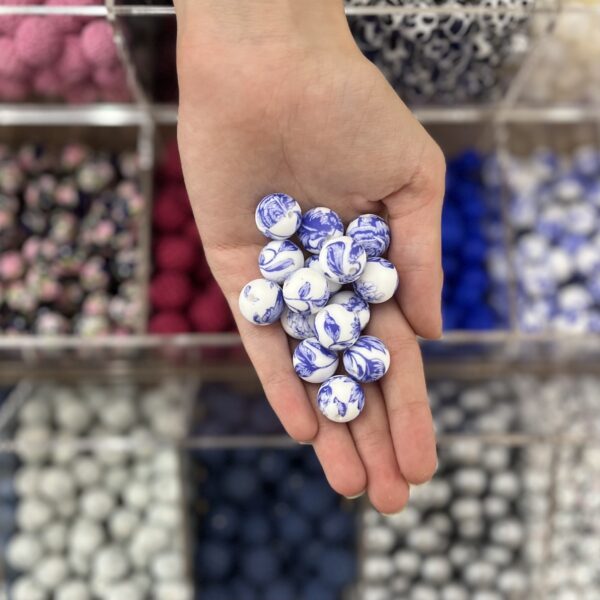 Perles à motif santorini– BB Pastel