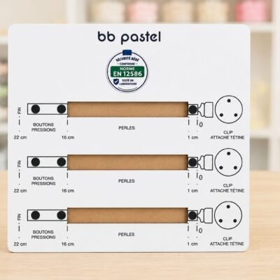 Gabarit de création attache tétine – bb pastel